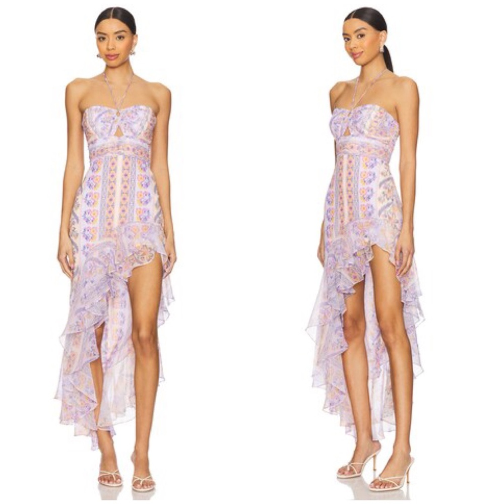 Amanda Uprichard Estrada Dress in Calabria Print Medium LIKE NEW!